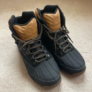 Timberland Euro Hiker Shell-Toe Boots Men’s Size 13 Black Wheat